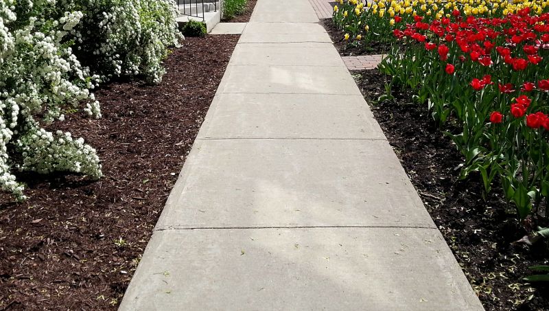 Products For Cement Sidewalk Installations in use