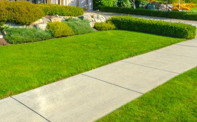 A Cement Sidewalk is Easy to Maintain!